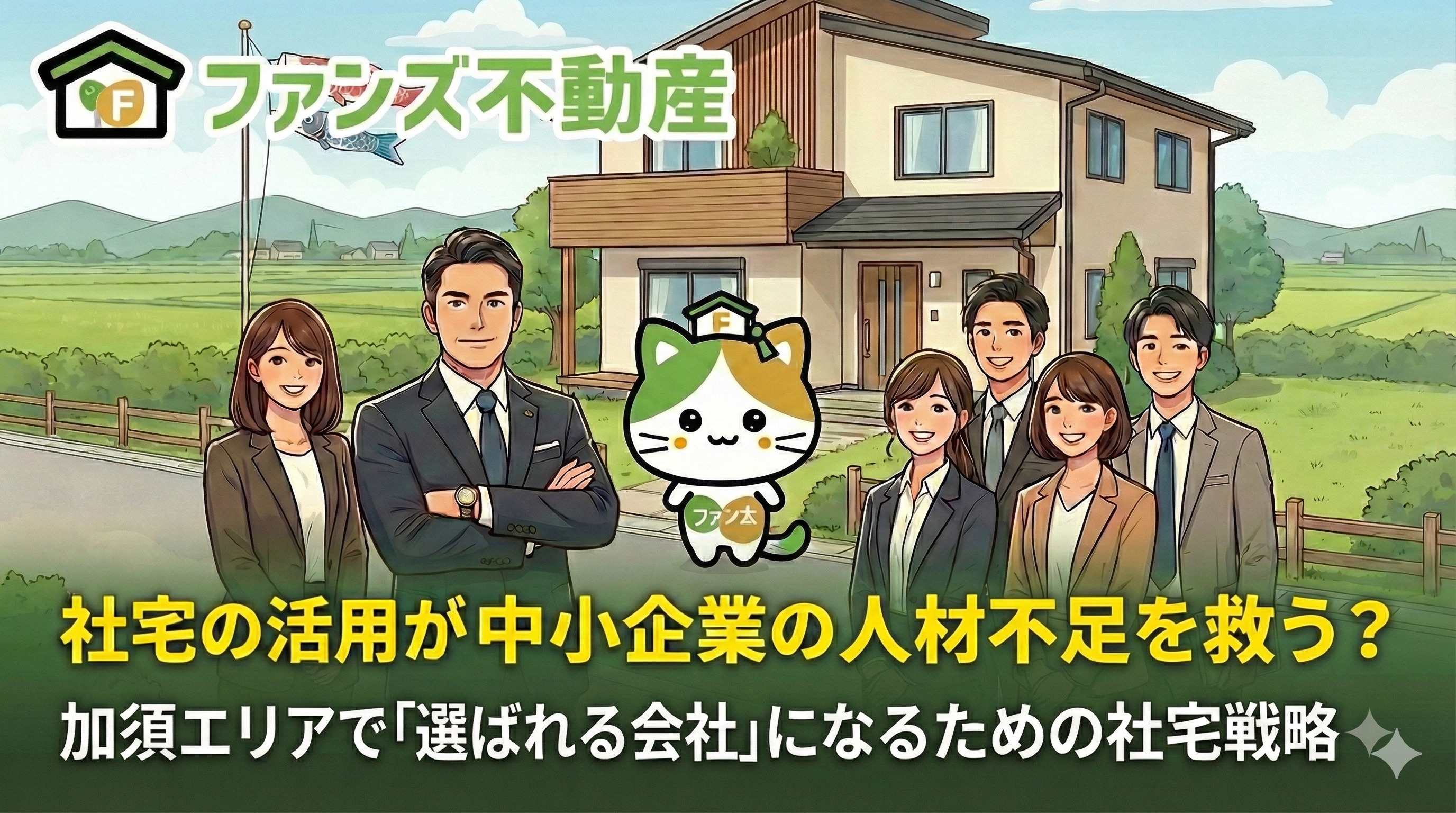 社宅の活用が中小企業の人材不足を救う？加須エリアで「選ばれる...の画像