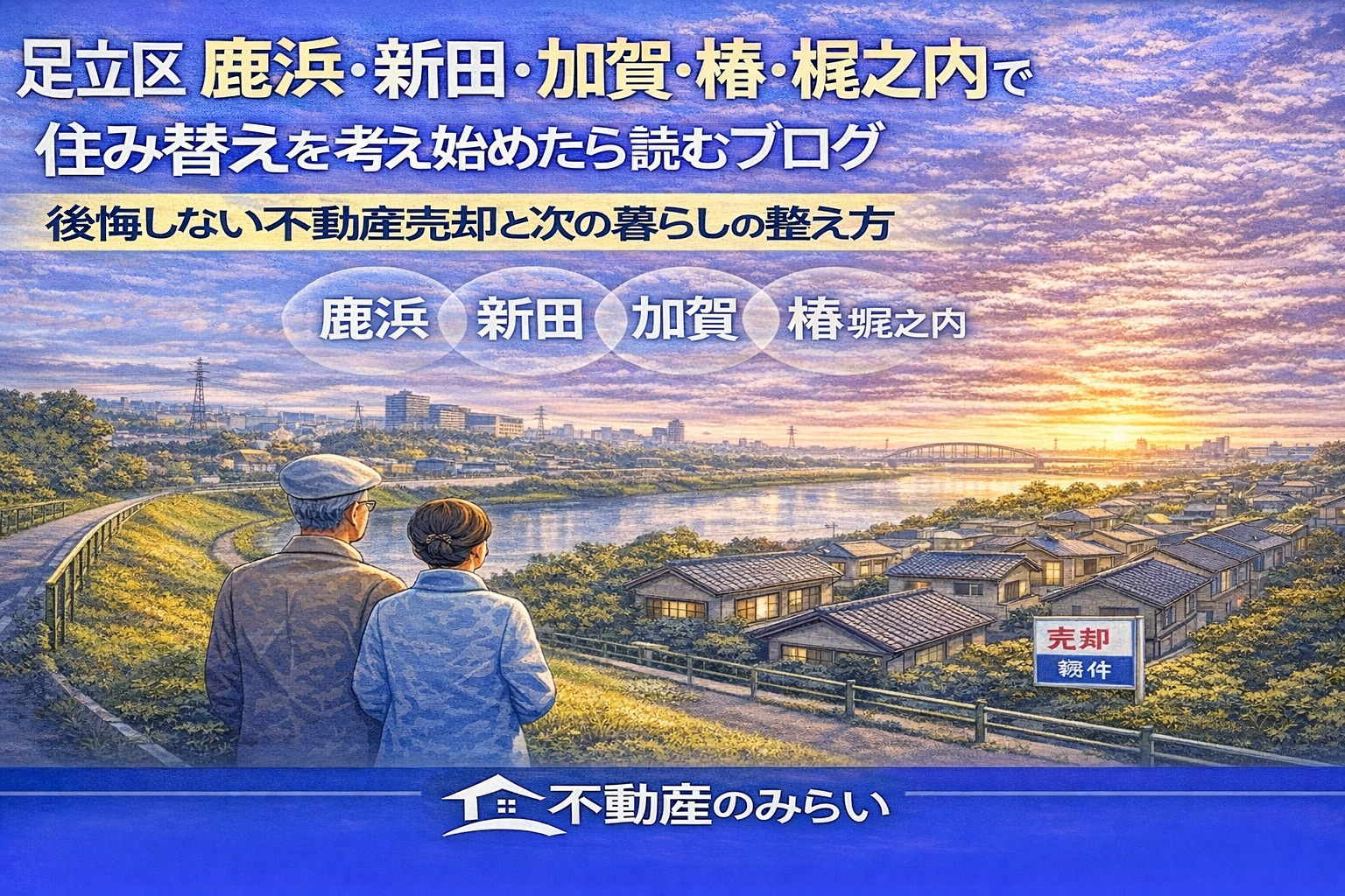 足立区鹿浜・新田・加賀・椿・堀之内で住み替えを考え始めたら読...の画像