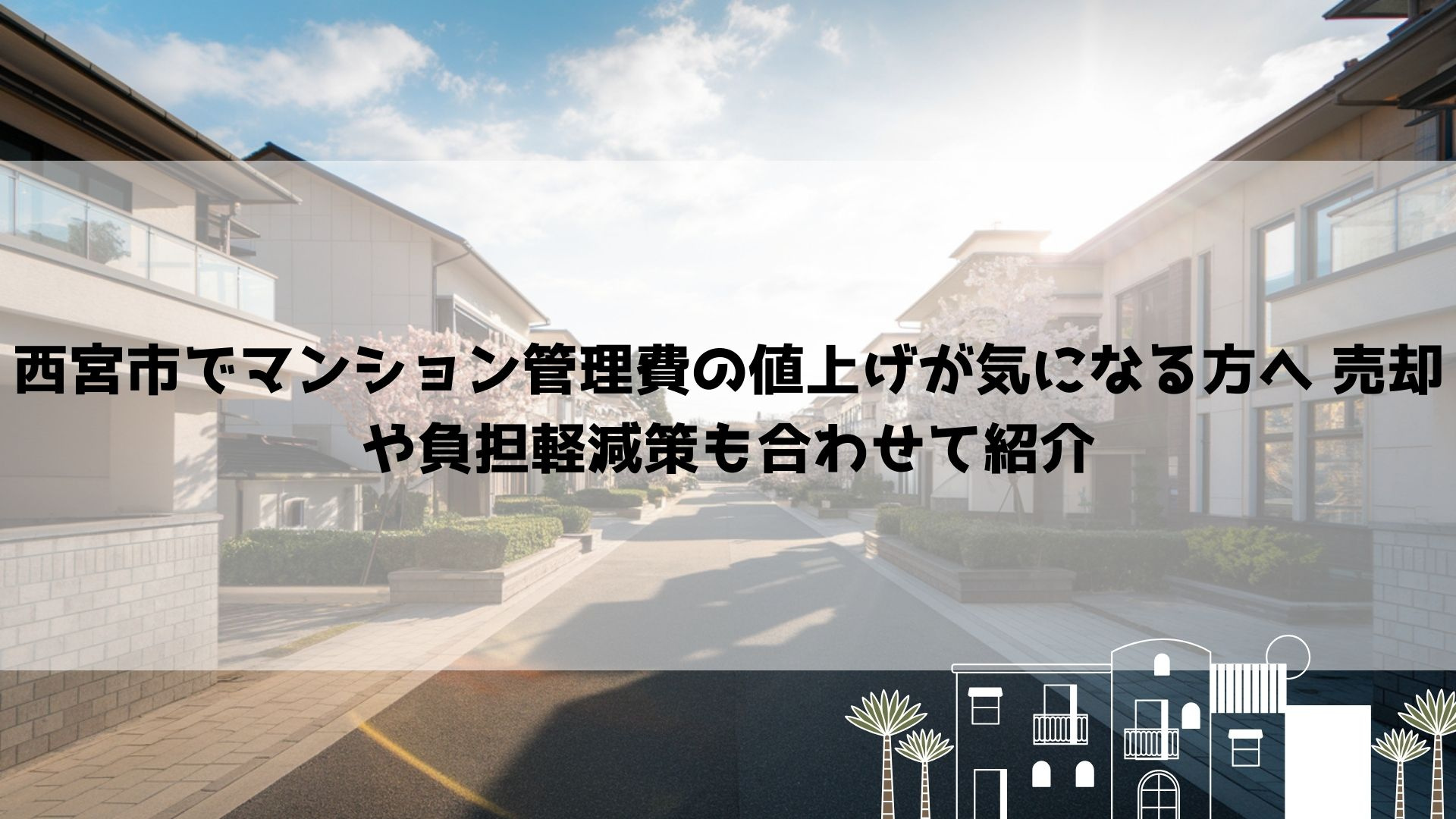 西宮市でマンション管理費の値上げが気になる方へ 売却や負担軽...の画像