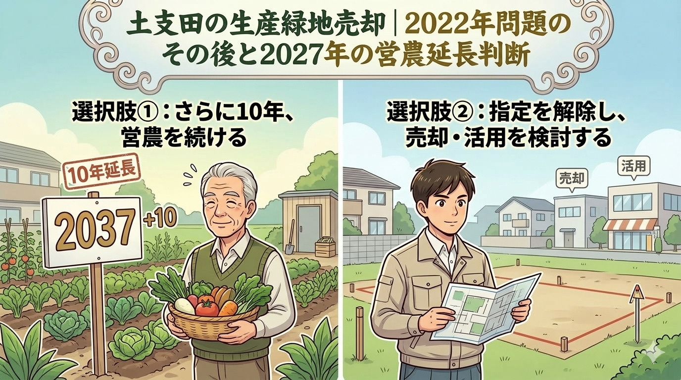 土支田の生産緑地売却｜2022年問題のその後と2027年の営...の画像