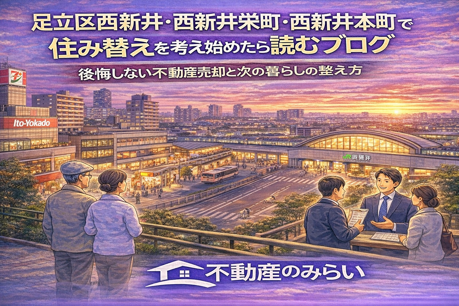 足立区西新井・西新井栄町・西新井本町で住み替えを考え始めたら...の画像