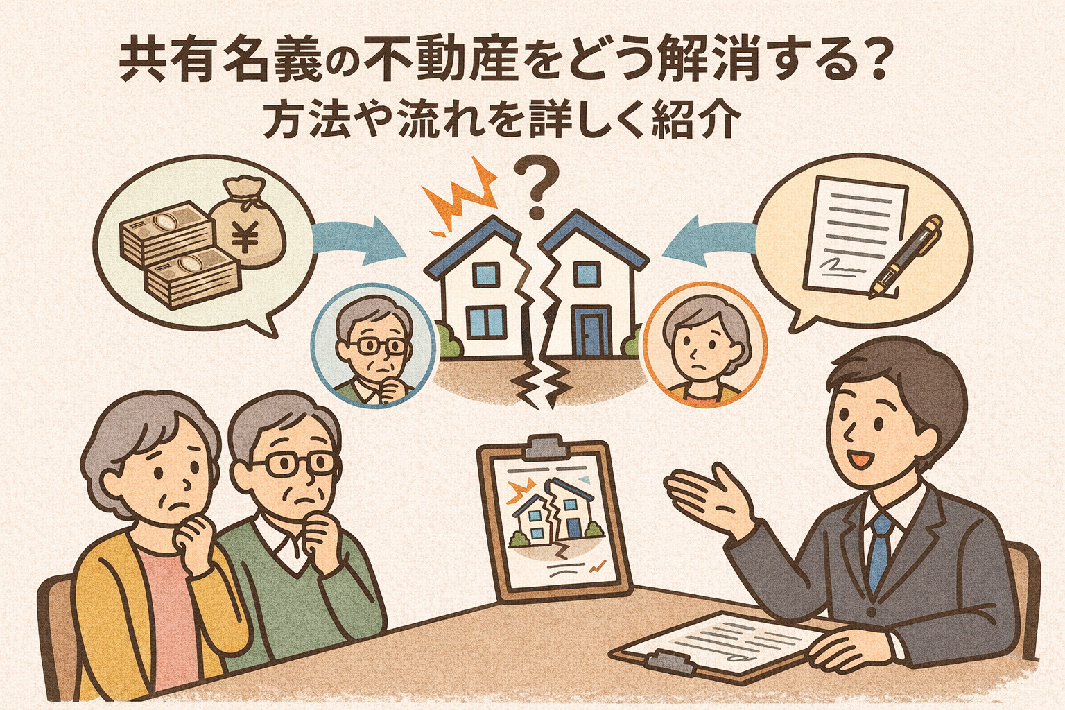 共有名義の不動産をどう解消する？方法や流れを詳しく紹介の画像