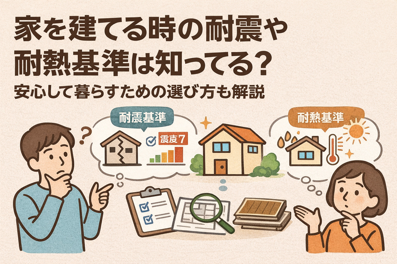家を建てる時の耐震や耐熱基準は知ってる？安心して暮らすための...の画像