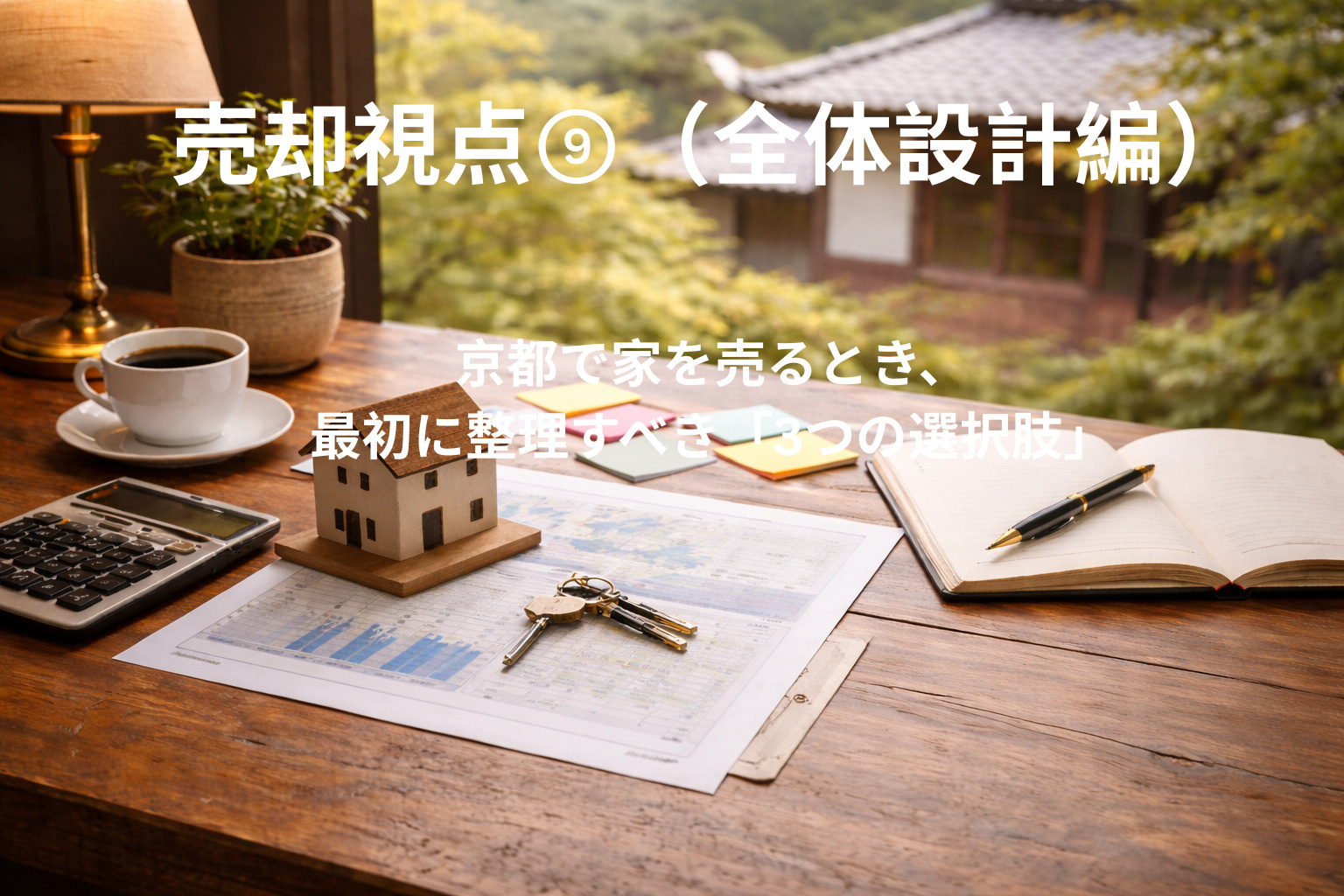 京都で家を売るとき、最初に整理すべき「3つの選択肢」の画像
