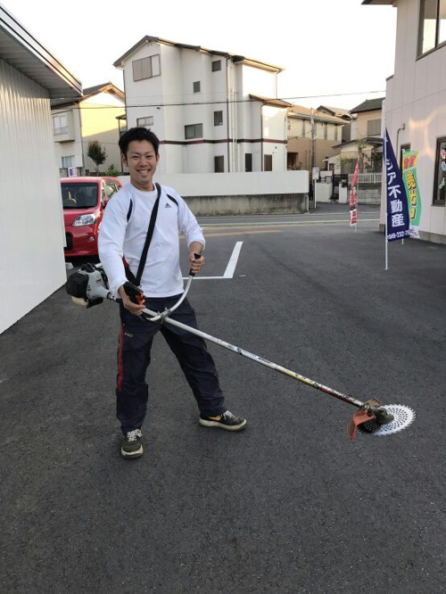 草刈りデビューの画像