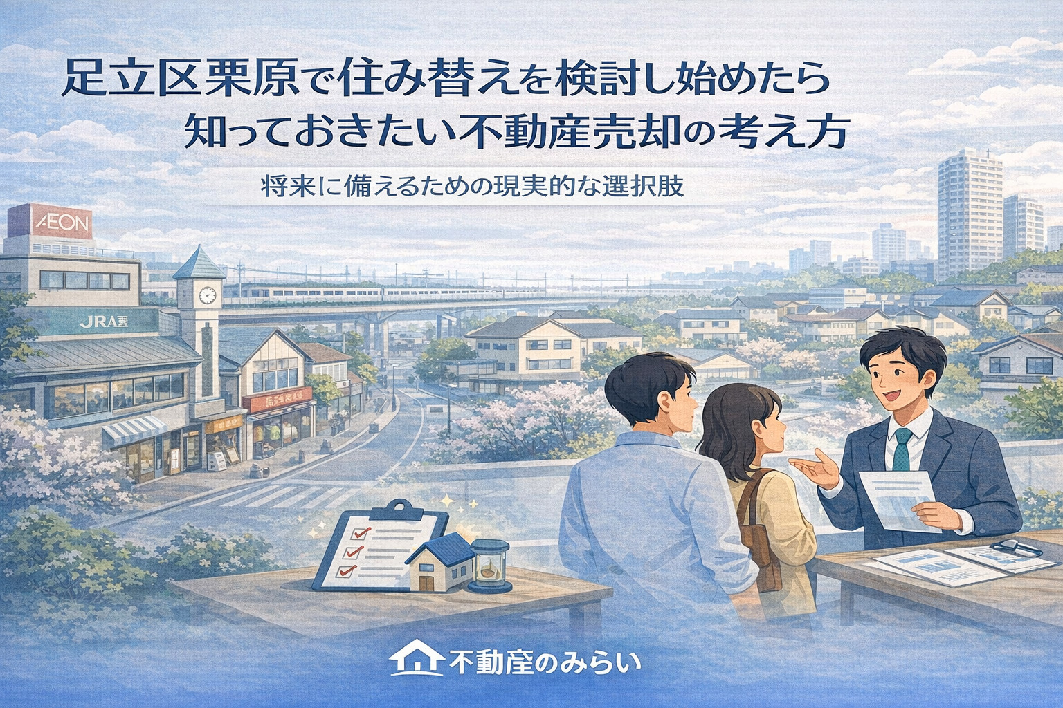 足立区栗原で住み替えを検討し始めたら知っておきたい不動産売却...の画像