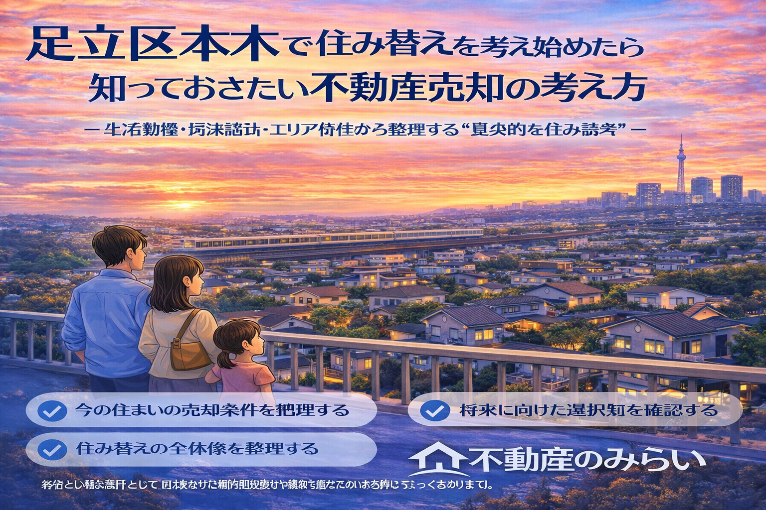 足立区本木で住み替えを考え始めたら知っておきたい不動産売却の...の画像