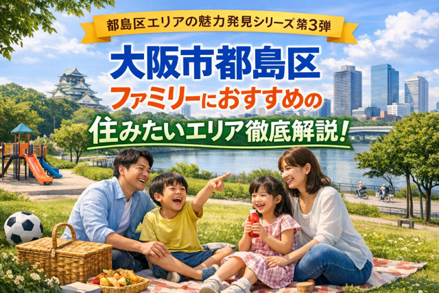 大阪市都島区｜ファミリーにおすすめの住みやすいエリア徹底解説...の画像