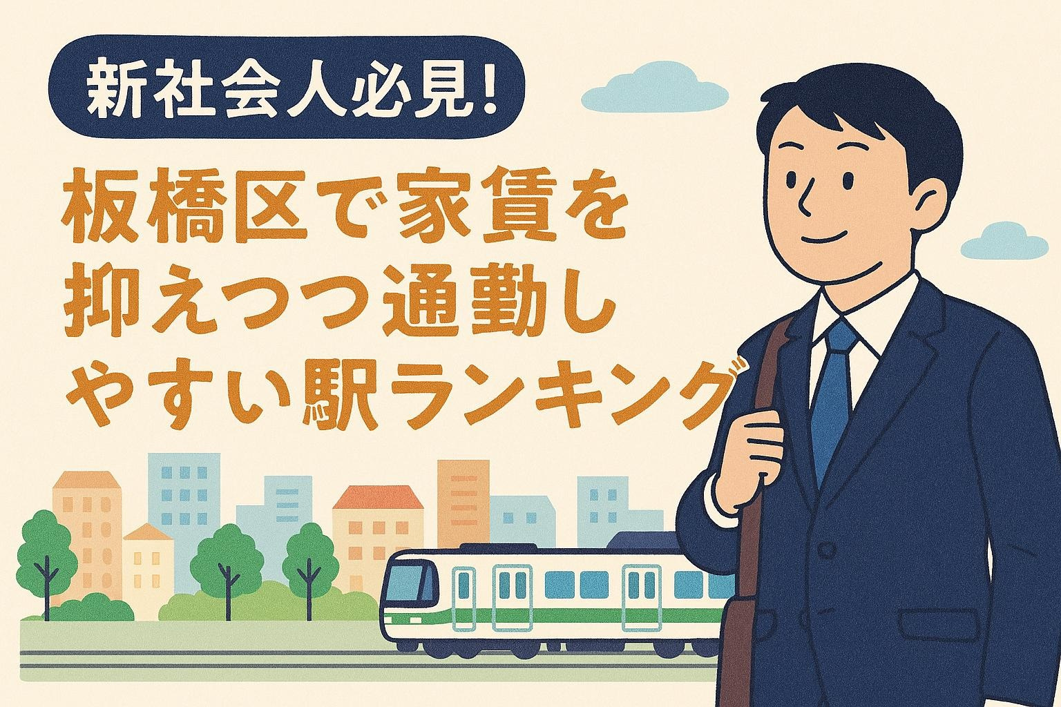 新社会人必見！板橋区で家賃を抑えつつ通勤しやすい駅ランキング...の画像