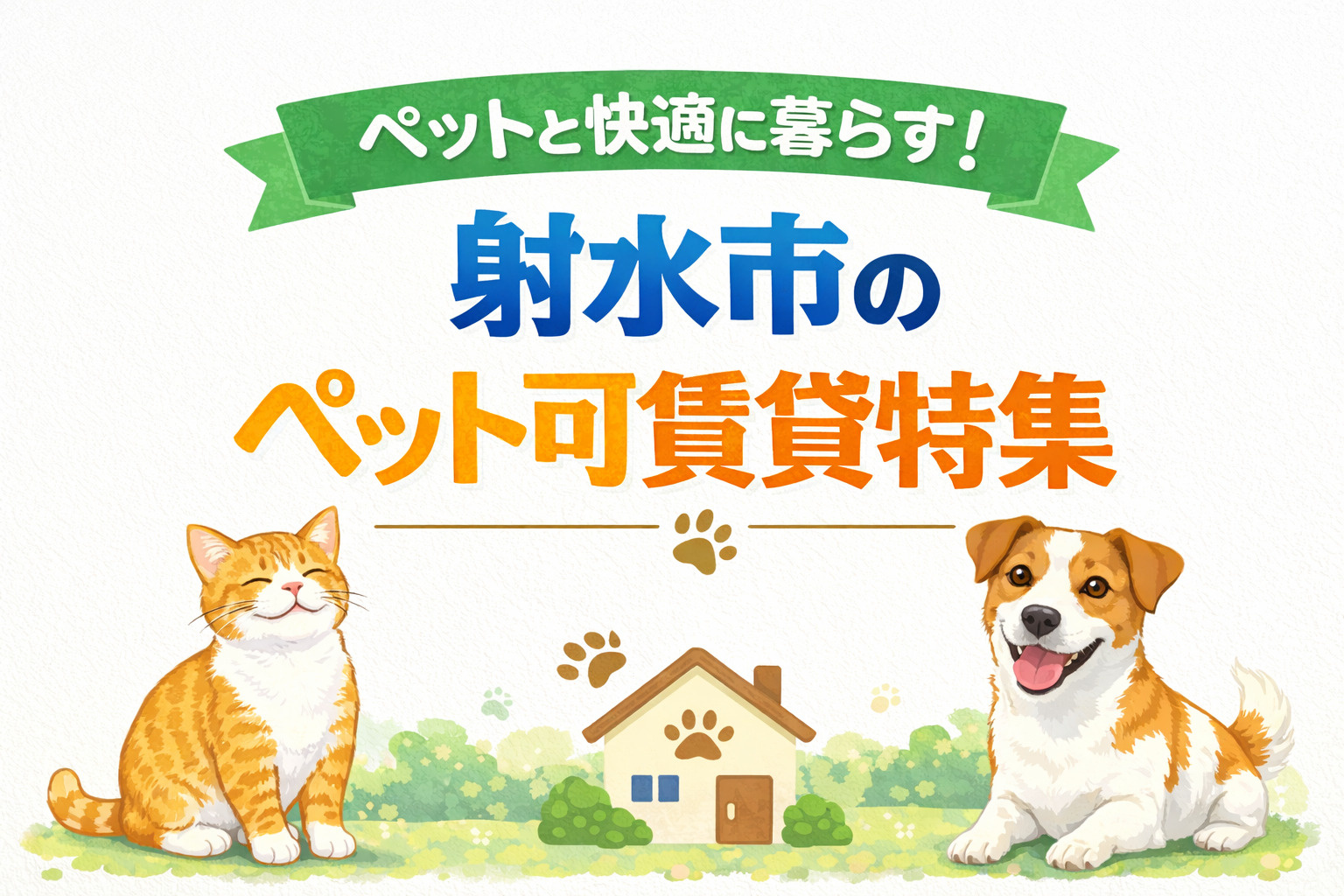 ペットと快適に暮らす！射水市のペット可賃貸特集の画像