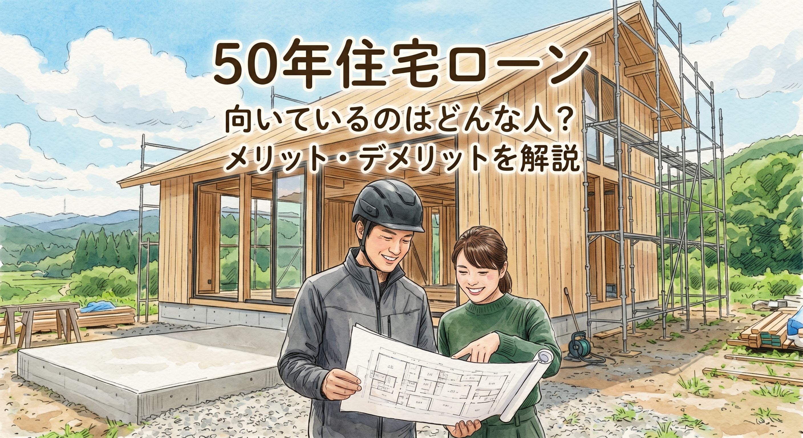 【保存版】50年住宅ローンが向いている人とは？メリット・デメ...の画像