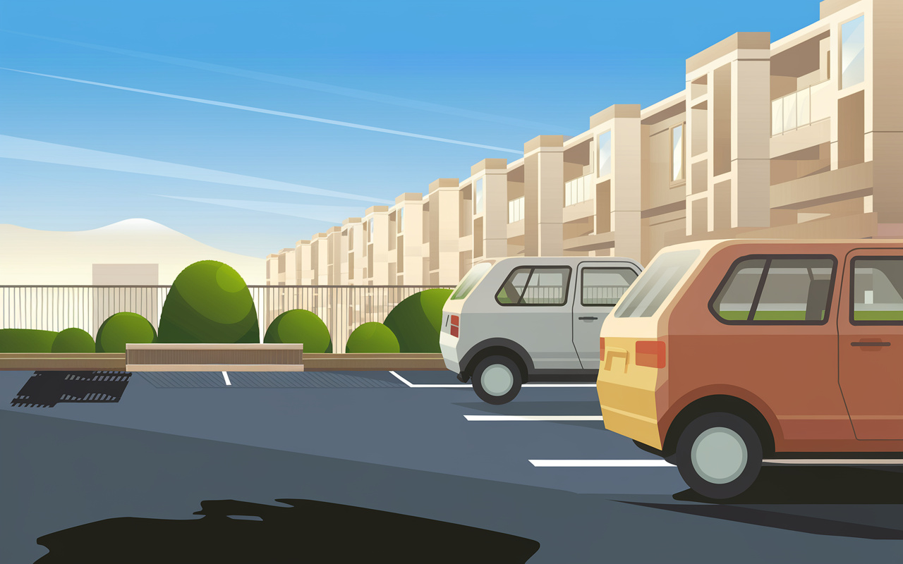 岐阜の月極駐車場で水たまり補修DIY！通路のアスファルト補修...の画像