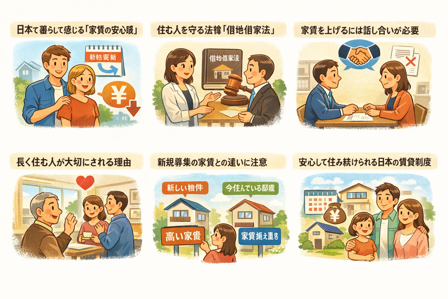 安心して住める日本 家賃が簡単に上がらない理由の画像