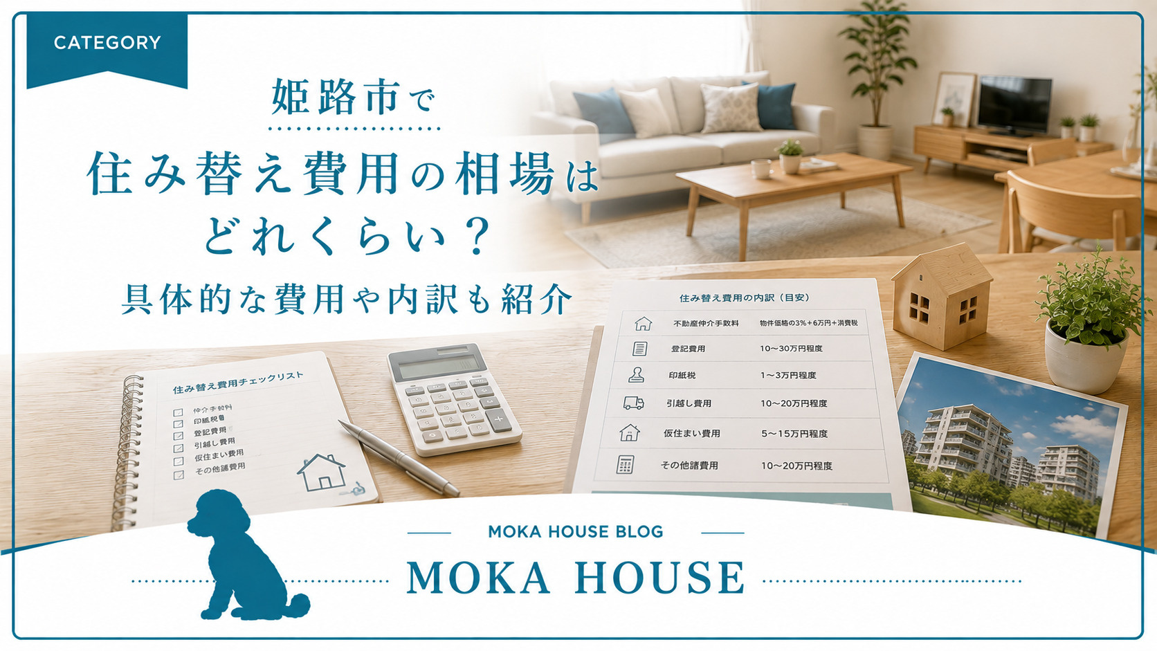 姫路市で住み替え費用の相場はどれくらい？具体的な費用や内訳も...の画像