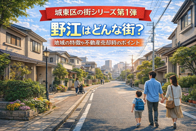 大阪市城東区野江はどんな街なのか？地域の特徴や不動産売却時の...の画像