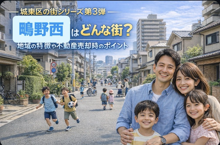大阪市城東区鴫野西はどんな街？地域の特徴や不動産売却時のポイ...の画像