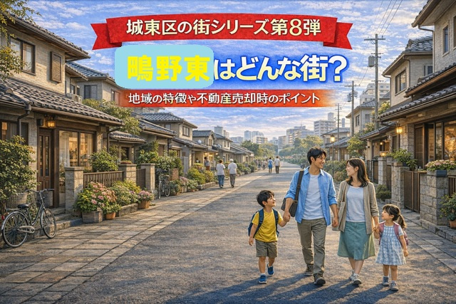 大阪市城東区鴫野東はどんな街？地域の特徴や不動産売却時のポイ...の画像