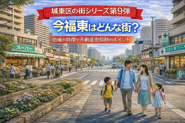 大阪市城東区今福東はどんな街？地域の特徴や不動産売却時のポイ...の画像