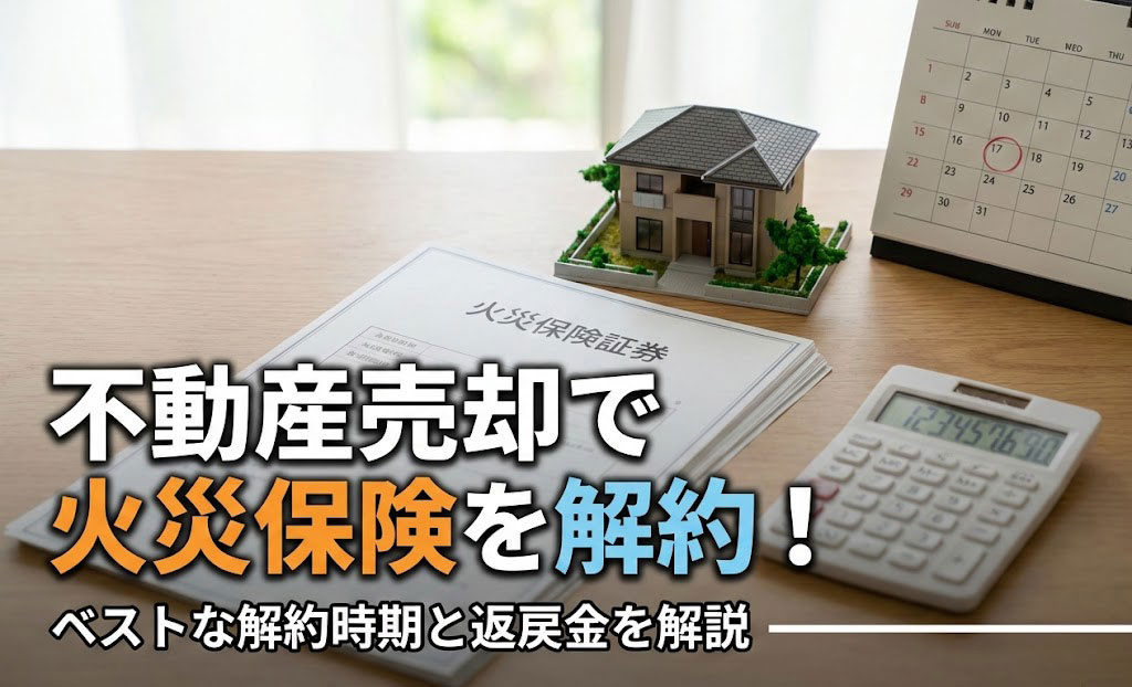 【2026年】不動産売却で火災保険を解約！ベストな解約時期と...の画像