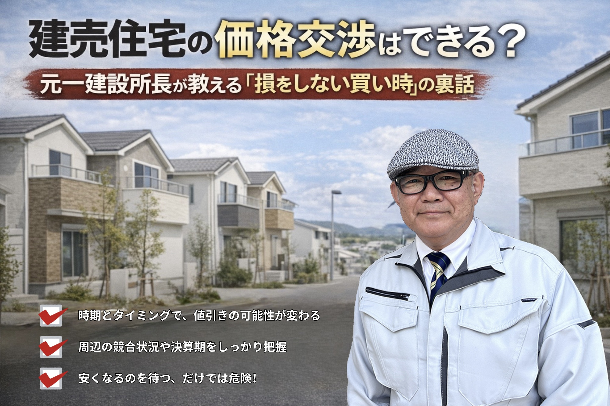 【2026年2月8日】建売住宅の価格交渉はできる？元一建設所...の画像