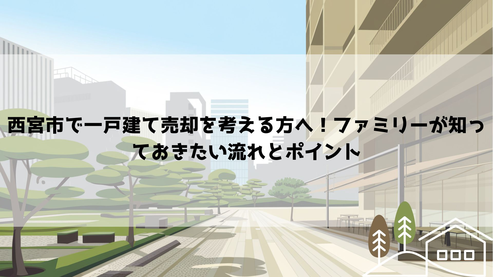 西宮市で一戸建て売却を考える方へ！ファミリーが知っておきたい...の画像