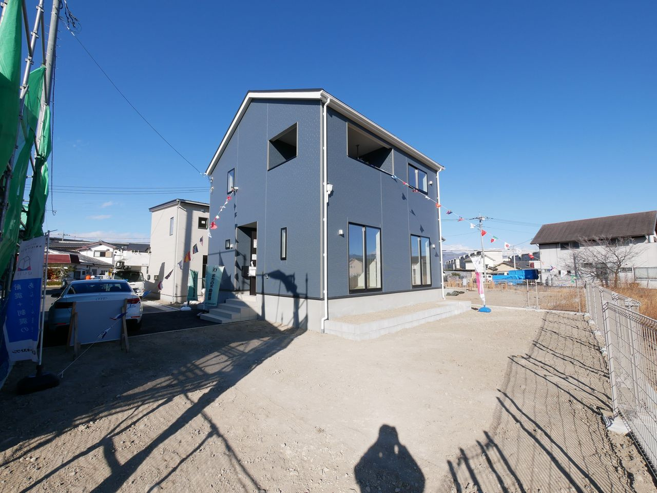 昭和町築地新居｜南側が畑で日当たり良好な新築戸建 イオンまで...の画像