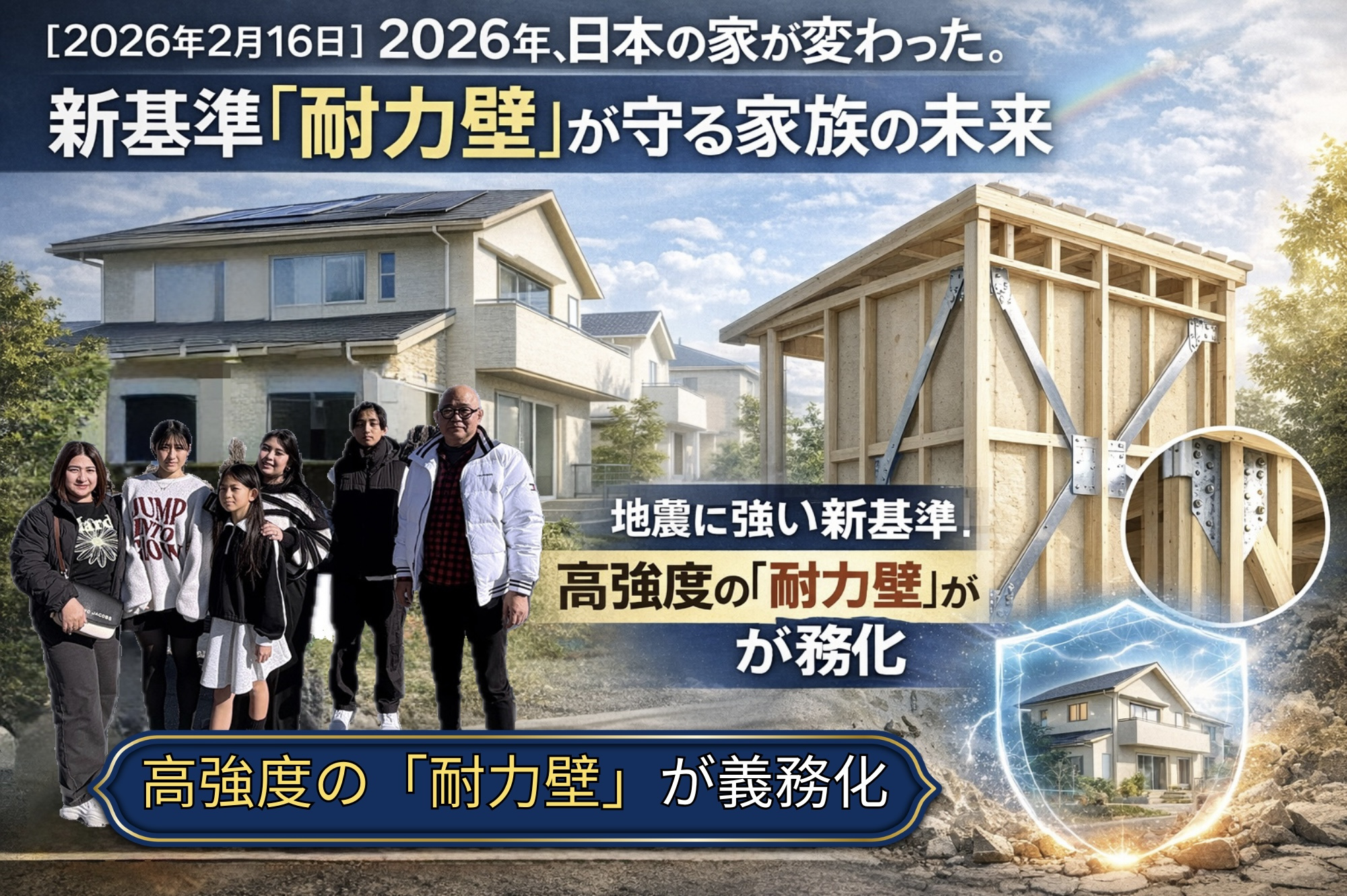 【2026年2月16日】2026年、日本の家が変わった。新基...の画像