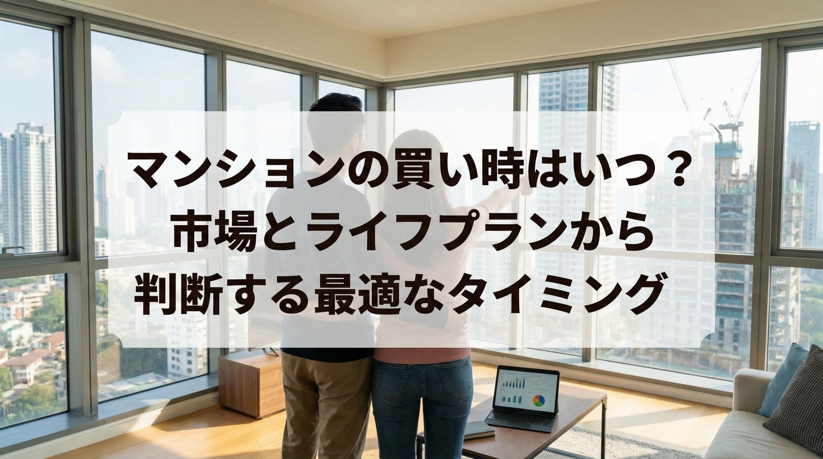 マンションの買い時はいつ？市場とライフプランから判断する最適...の画像