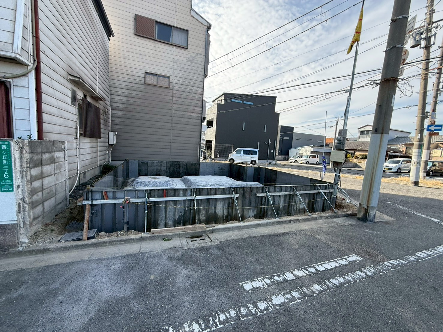 【新築建売】堺市堺区香ヶ丘町3丁の新築建売が着工しました(^...の画像