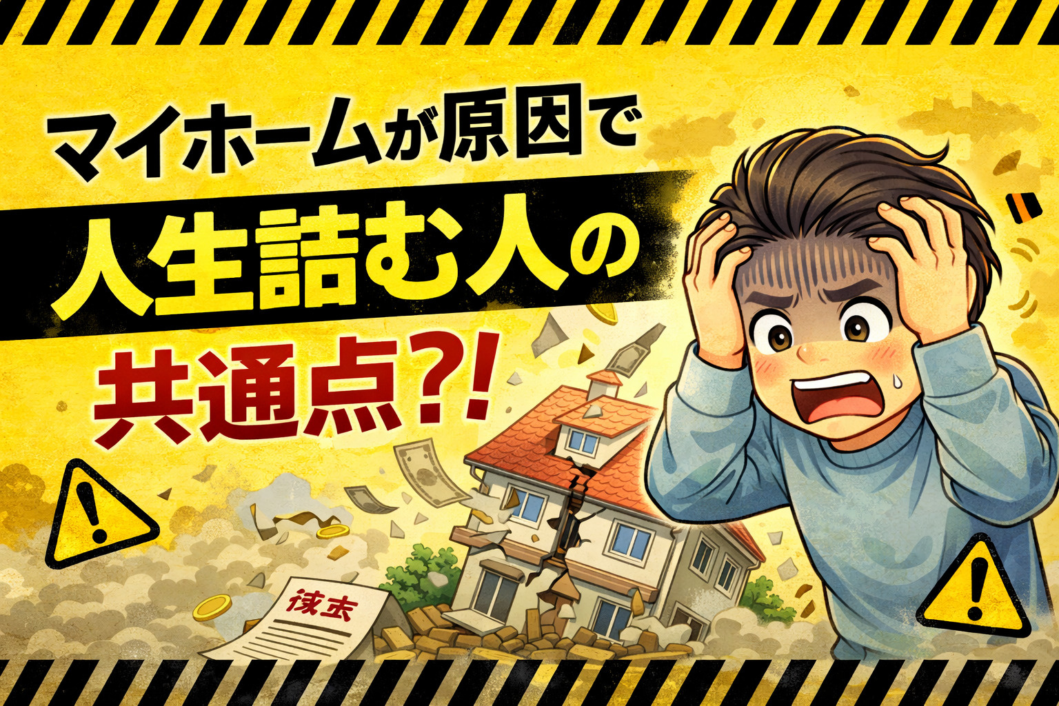 マイホームが原因で人生詰む人の共通点？！の画像