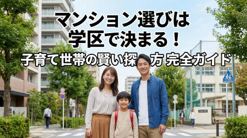 マンション選びは学区で決まる！子育て世帯の賢い探し方完全ガイ...の画像