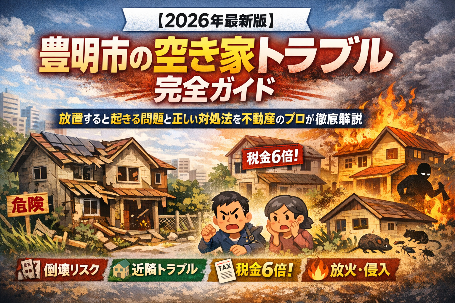 【2026年最新版】豊明市の空き家トラブル完全ガイド 放置す...の画像