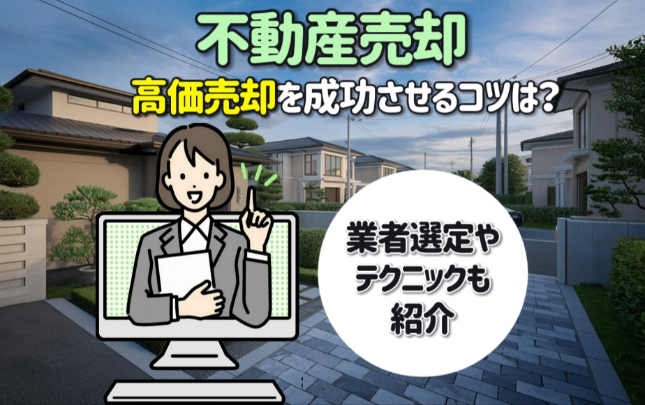不動産売却で高価売却を成功させるコツは？業者選定やテクニック...の画像