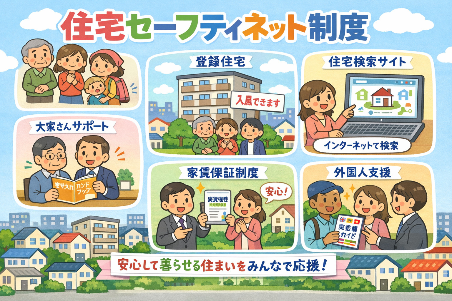 住宅セーフティネット法の改正とは ― だれもが安心して住める...の画像