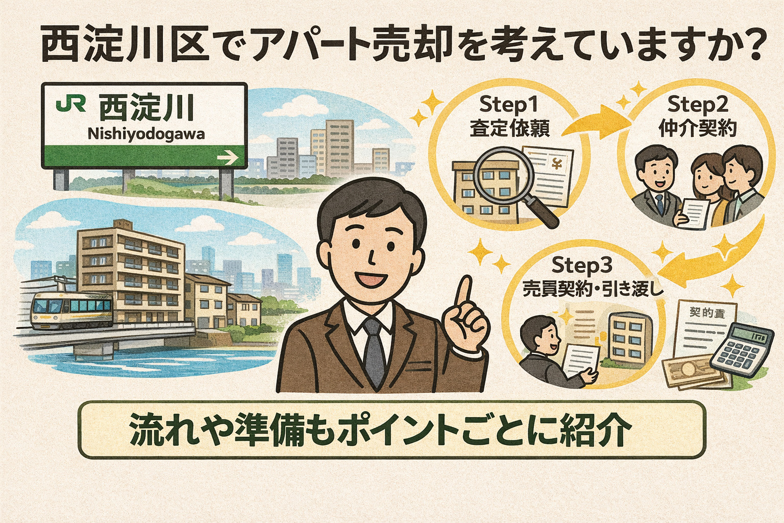 西淀川区でアパート売却を考えていますか？流れや準備もポイント...の画像