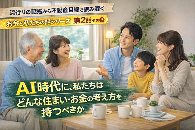 流行の話題から不動産目線で読み解く  お金と私たちの話 シリ...の画像