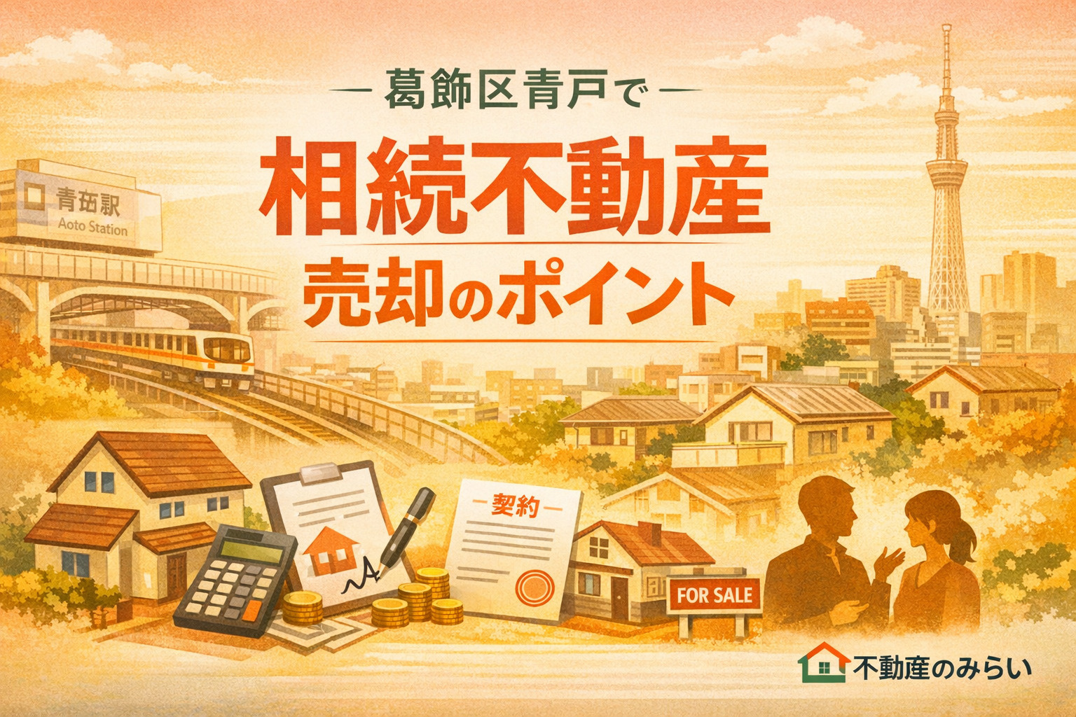 【葛飾区青戸】相続した不動産の売却で後悔しないために｜借地も...の画像