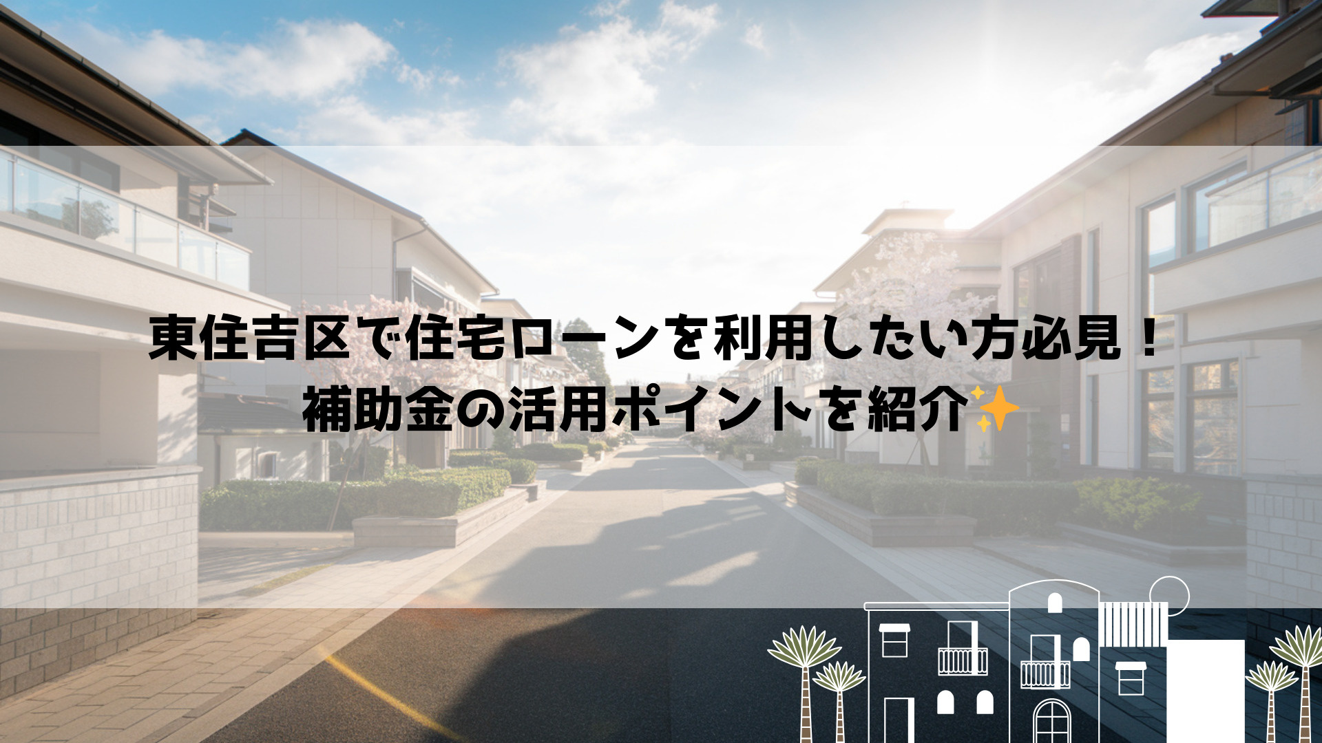 東住吉区で住宅ローンを利用したい方必見！補助金の活用ポイント...の画像