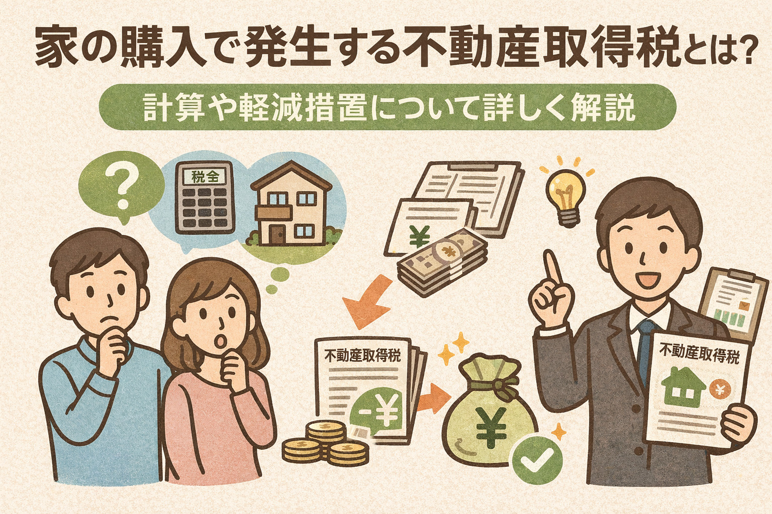 家の購入で発生する不動産取得税とは？計算や軽減措置について詳...の画像