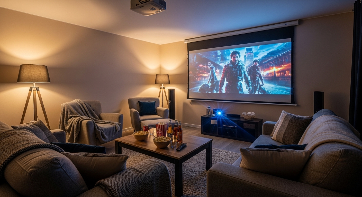 プロジェクター付き賃貸って知ってる？後付けの方法や防音対策ま...の画像