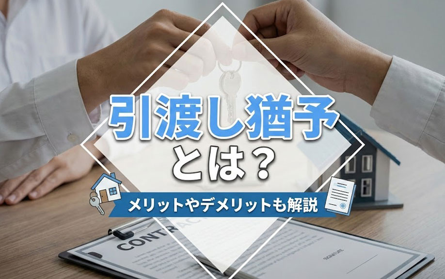 引渡し猶予とは？メリットやデメリットも解説の画像