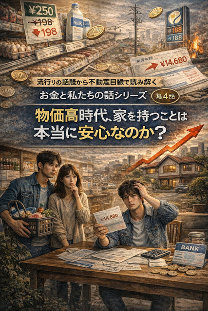 流行の話題から不動産目線で読み解く  お金と私たちの話シリー...の画像