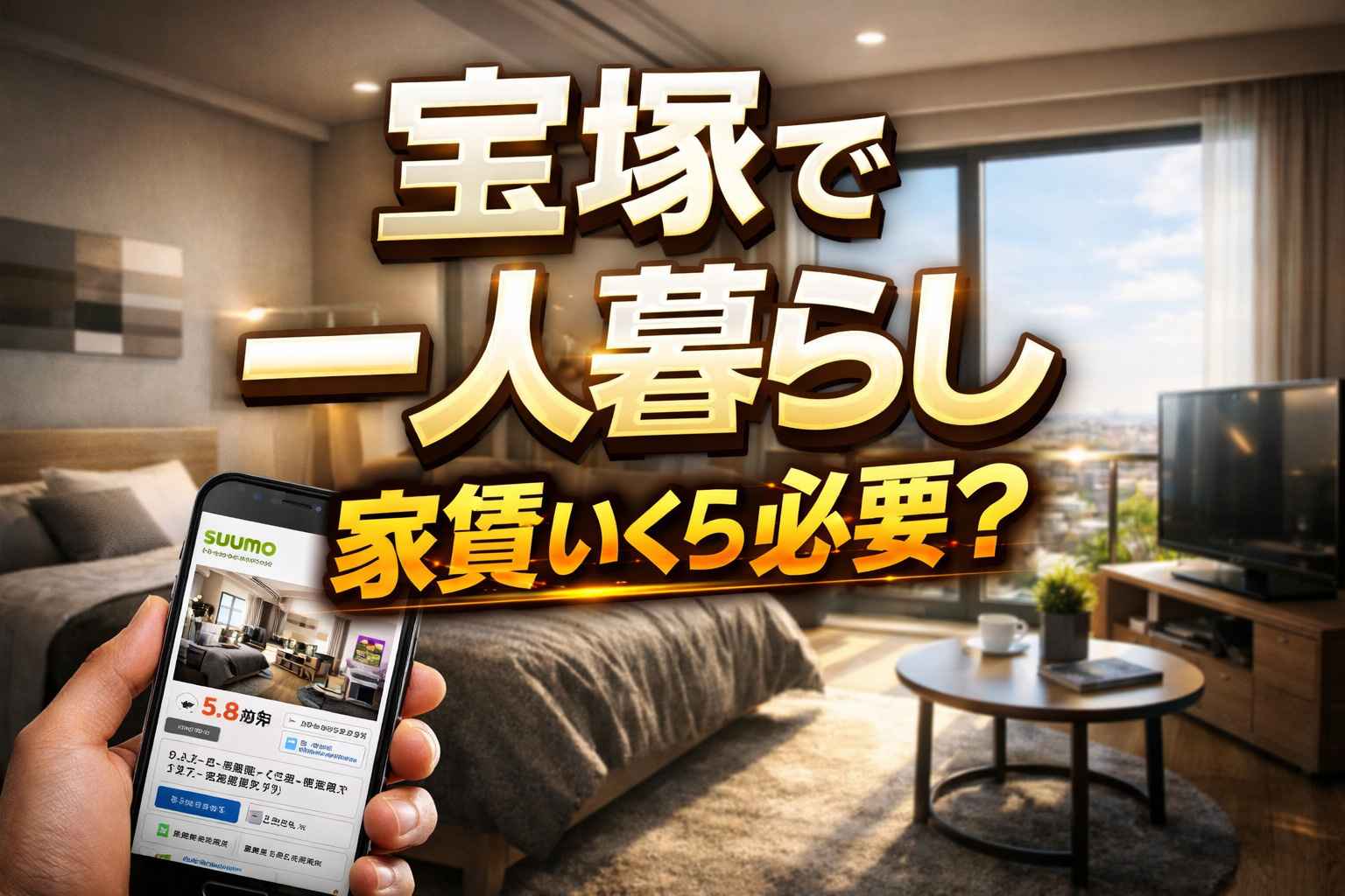 宝塚市で一人暮らしするなら家賃いくら必要？相場とおすすめエリ...の画像