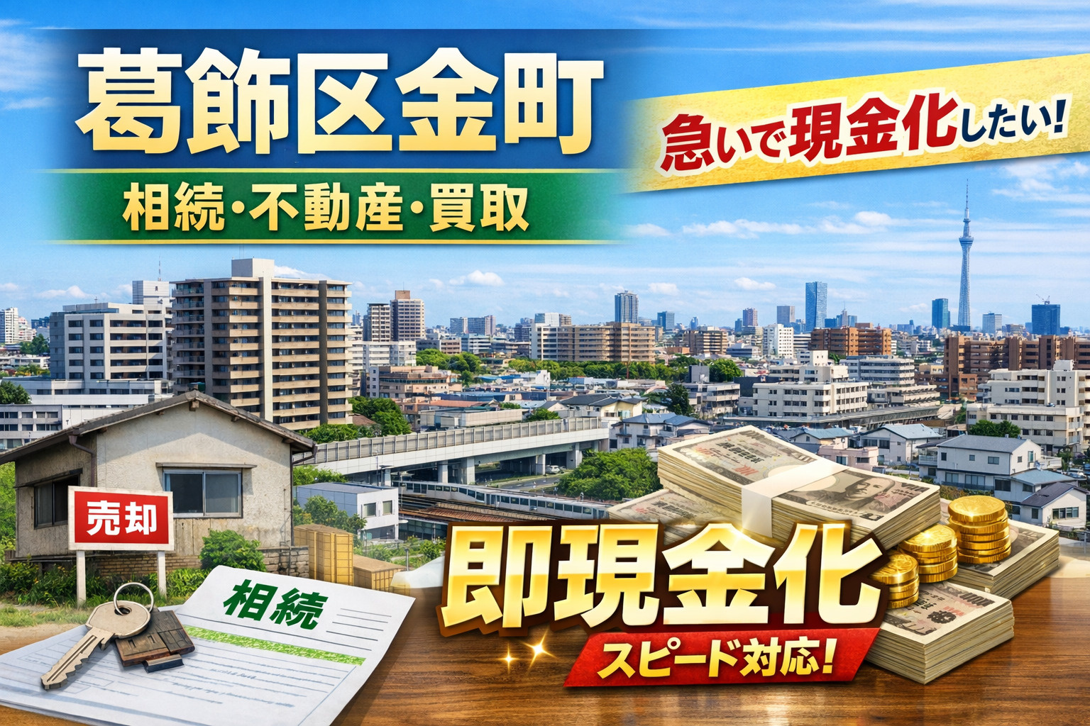 【葛飾区金町・東金町】相続不動産を早く・安全に売却する方法｜...の画像