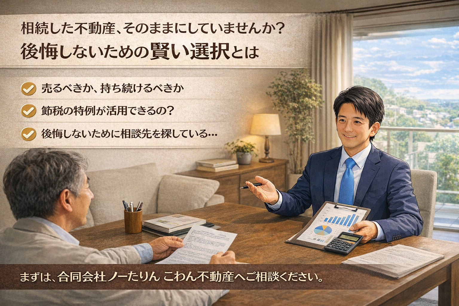 相続した不動産、そのままにしていませんか？後悔しないための賢...の画像