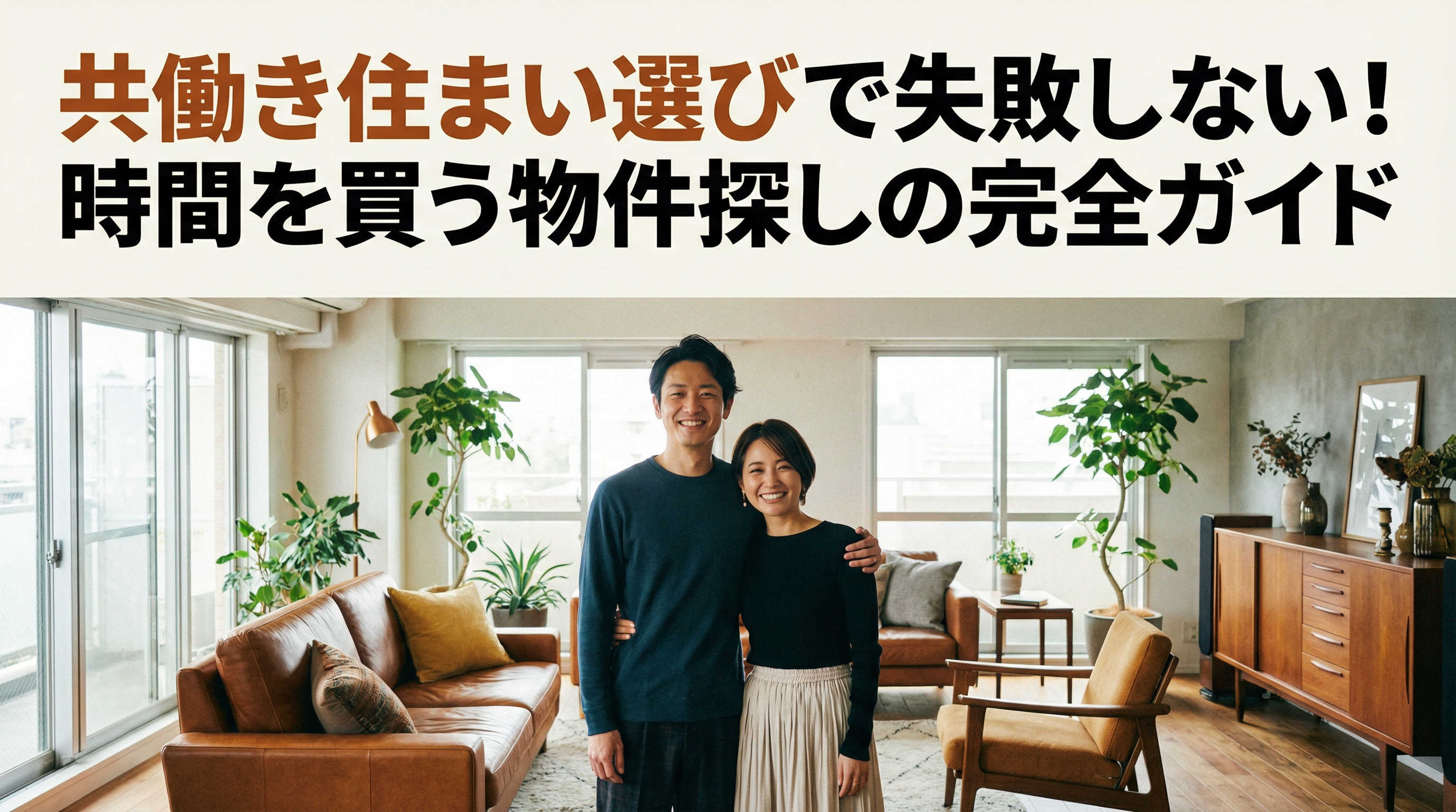 共働き住まい選びで失敗しない!時間を買う物件探しの完全ガイド...の画像
