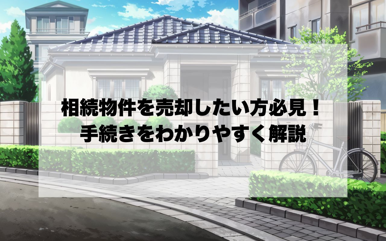 宝塚市で相続物件を売却したい方必見！手続きや注意点をわかりや...の画像