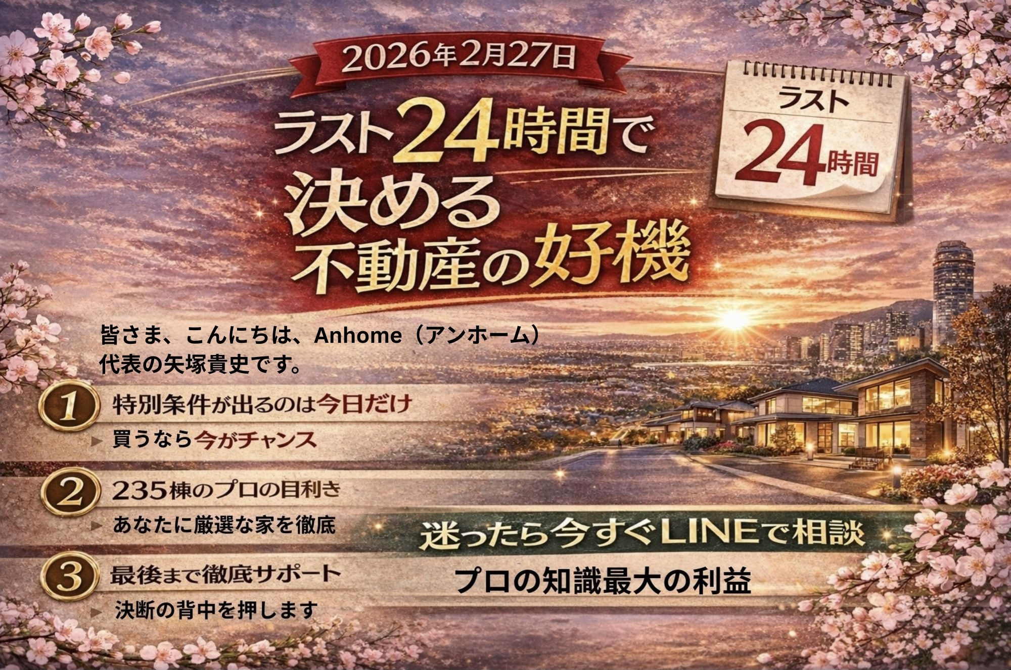 （2026年2月27日）ラスト24時間の決断。235棟の現場...の画像