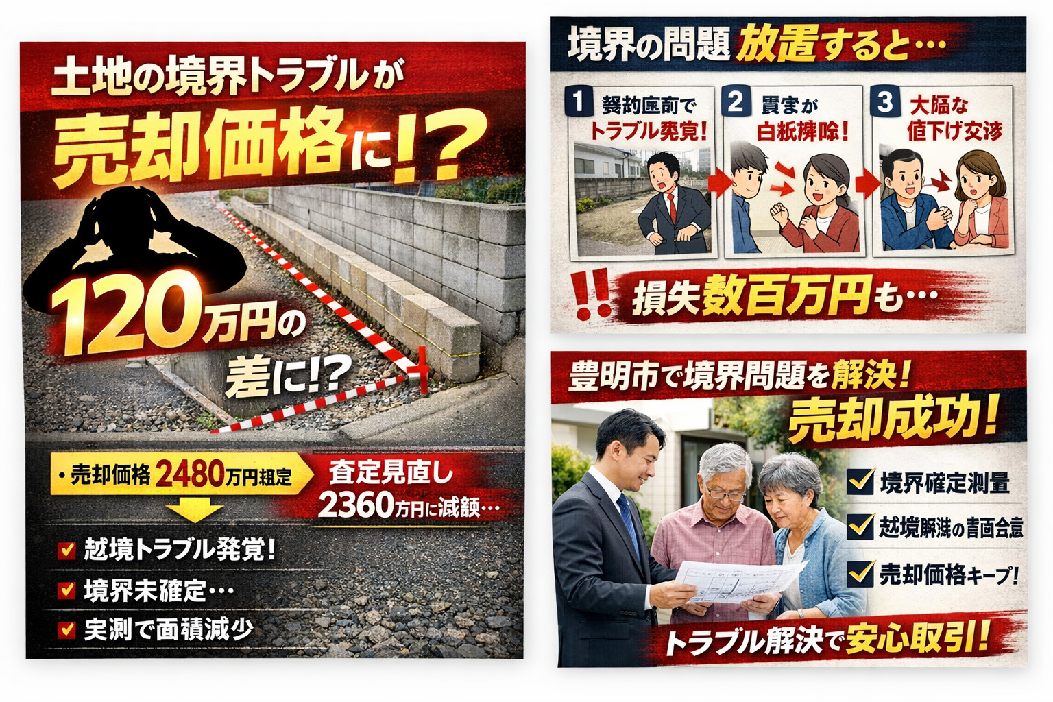【実例あり】豊明市の境界問題で売却価格が120万円変わった話...の画像