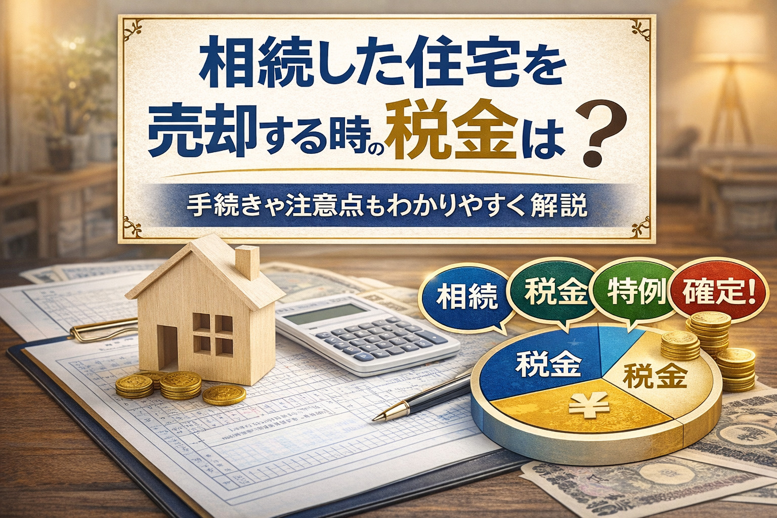 相続した住宅の登記や税金はどうする？処分や売却方法も簡単に紹...の画像